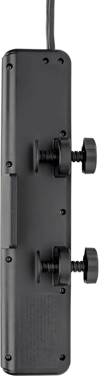 Tripp Lite 6 Outlet Surge Protector Power Strip Clamp Mount 6ft Cord 2100J