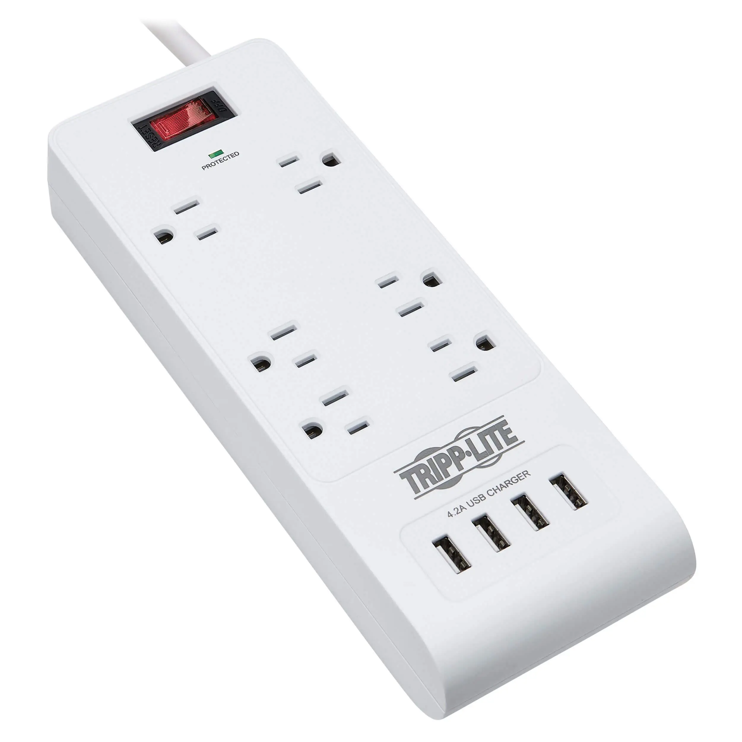 Tripp Lite Surge Protector Power Strip with USB Charging