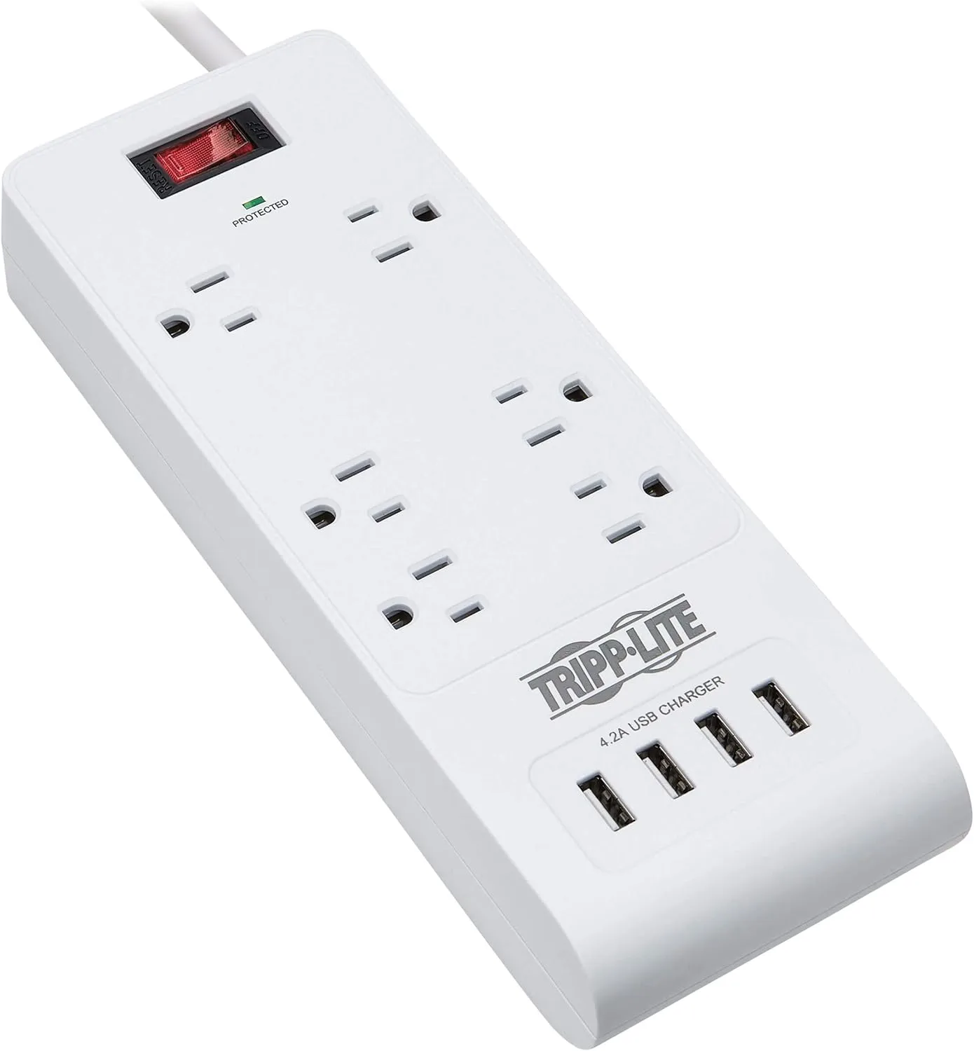 Tripp Lite Surge Protector Power Strip with USB Charging