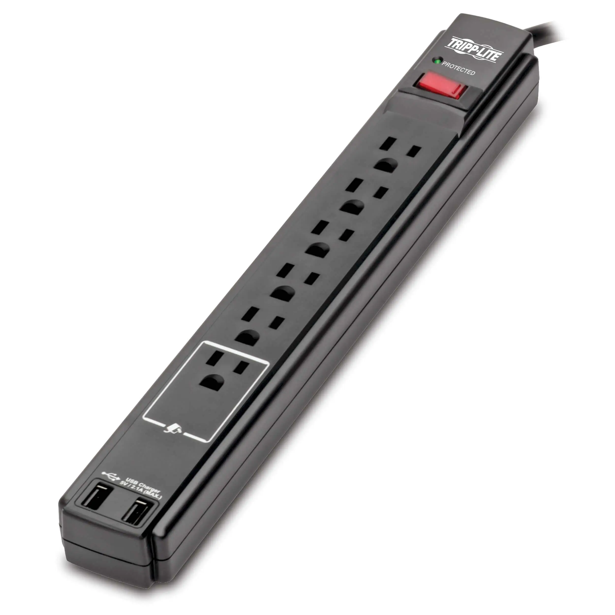 TRIPP LITE Protect It! 6-Outlet Surge Protector Power Strip