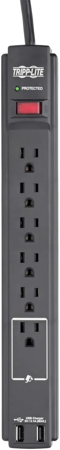 TRIPP LITE Protect It! 6-Outlet Surge Protector Power Strip
