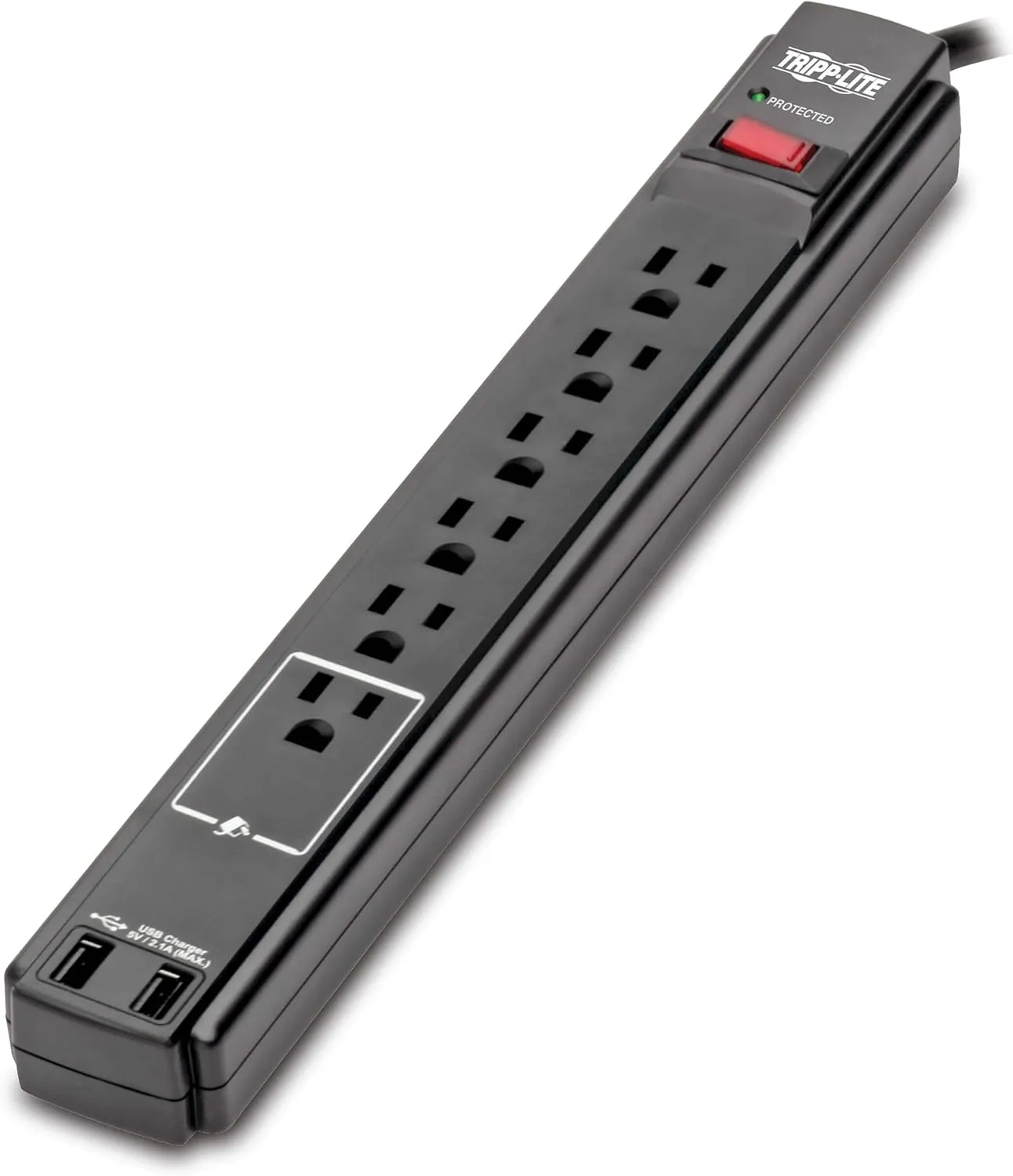 TRIPP LITE Protect It! 6-Outlet Surge Protector Power Strip