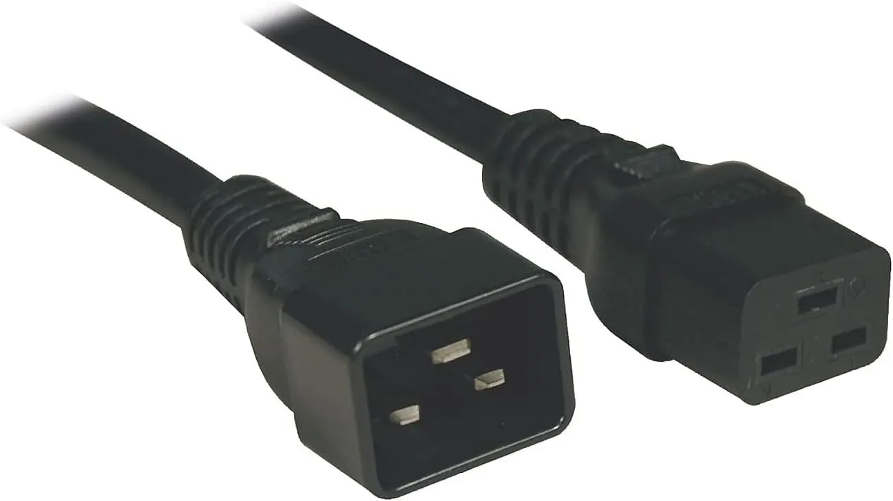 Tripp Lite 6ft Heavy-Duty Power Extension Cord, IEC-320-C19 to IEC-320-C20