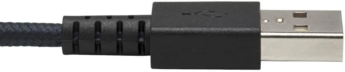Tripp Lite Heavy Duty USB-A To USB Micro-B Charging Sync Cable, 6in, Gray