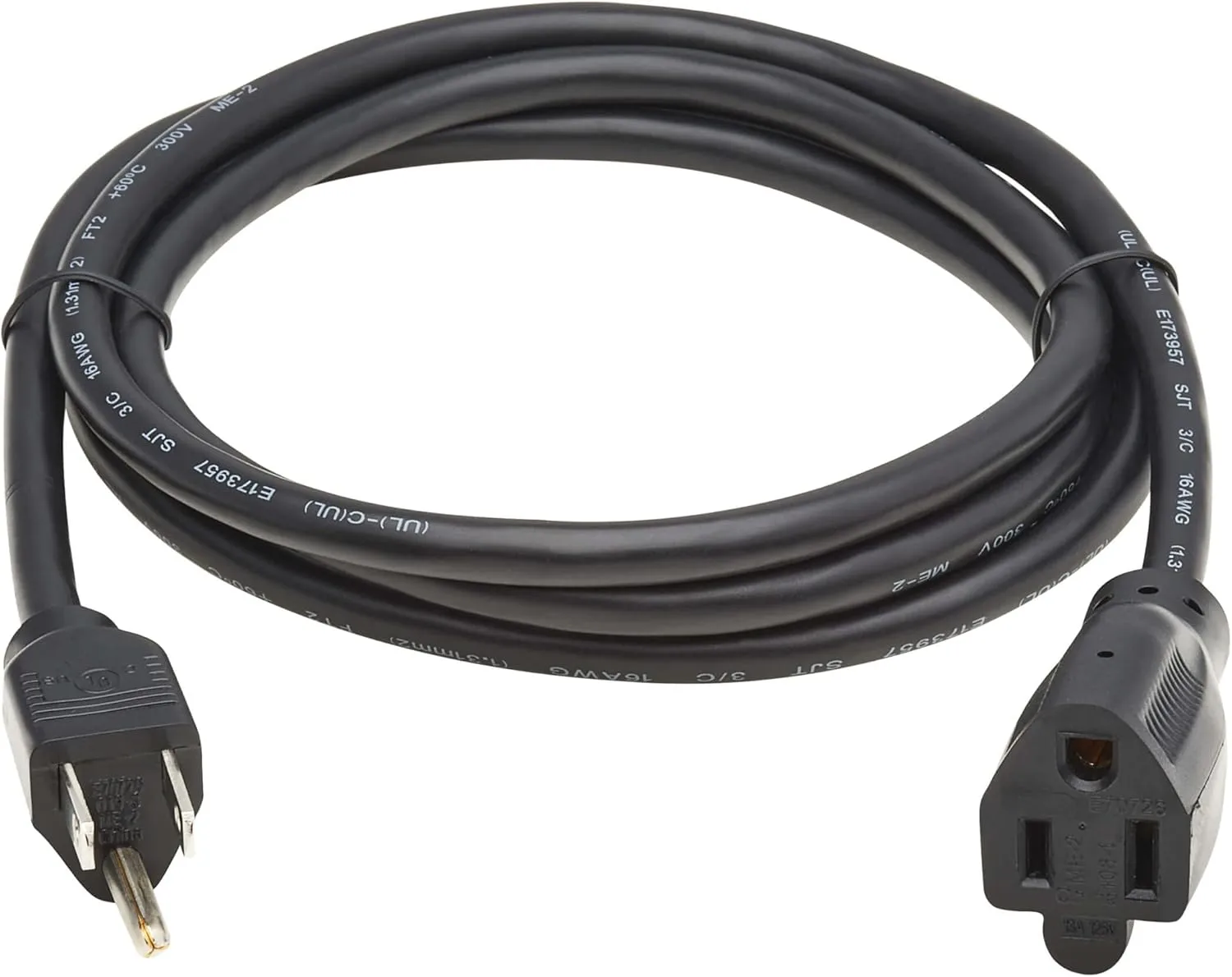 Tripp Lite Power Extension Cord, NEMA 5-15P to 5-15R, 13A 120V 16 AWG
