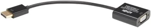 Eaton Tripp Lite DisplayPort to VGA Adapter Cable Active Converter, Displayport 1.2, DP to VGA, 6 inches / 15.2 Centimeters