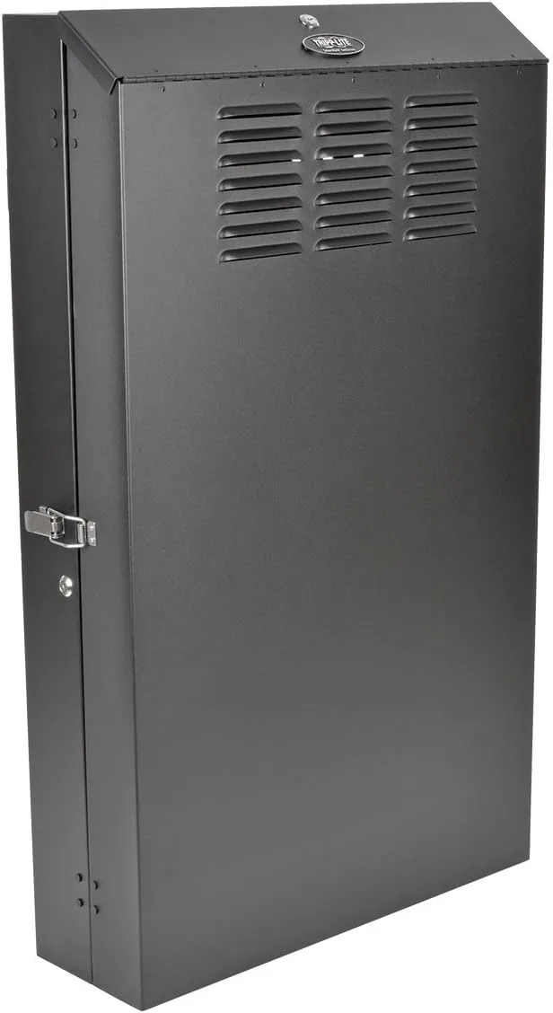 Tripp Lite SmartRack Low-Profile Vertical Wall-Mount Server-Depth Rack Enclosure, 36 in