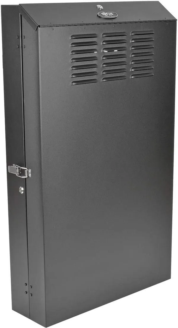 Tripp Lite SmartRack Low-Profile Vertical Wall-Mount Server-Depth Rack Enclosure, 36 in