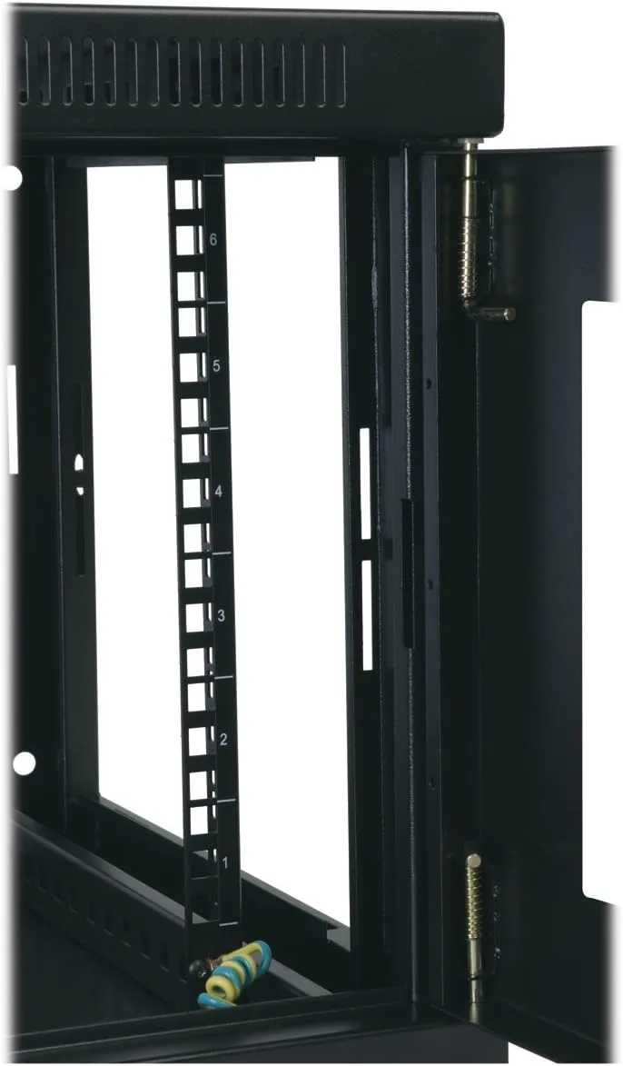 Tripp Lite 6U Wall Mount Rack Enclosure Server Cabinet, Low-Profile, 20.5 inch Switch-Depth, 5-Year Warranty (SRW6UDP)