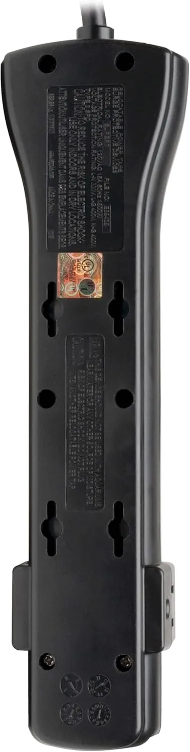 Tripp Lite 7-Outlet Surge Protector Power Strip with Right-Angle Plug