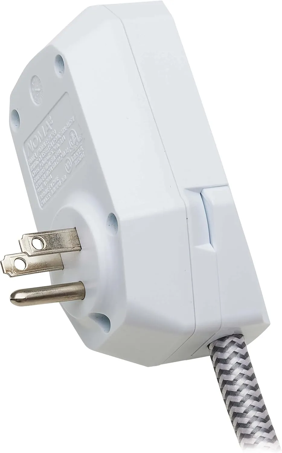 Tripp Lite Surge Protector Power Strip 7-Outlet with 2 USB Ports 6ft Cord White (TLP616USB)