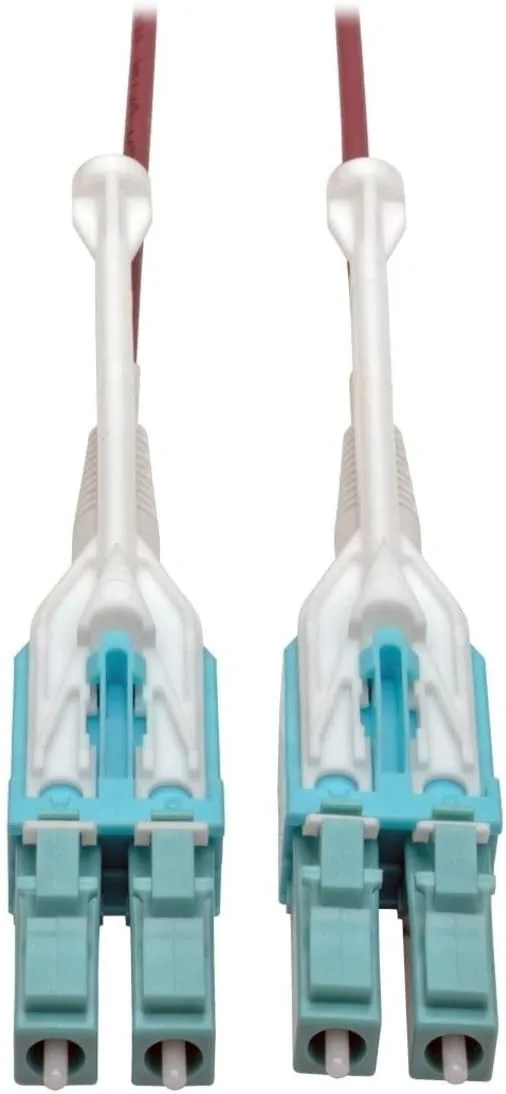 Tripp Lite 10Gb Duplex Multimode Fiber Patch Cable 50/125 OM4 LC/LC LSZH Push/Pull Tabs