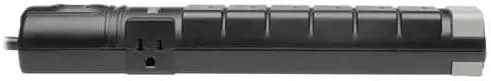 Tripp Lite 8 Outlet Surge Protector Power Strip, 6ft Cord Right Angle Plug, Tel/Modem, & $150K INSURANCE (TLP806TEL)