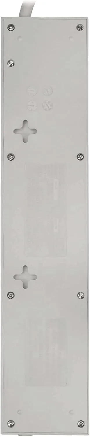Tripp Lite 8 Outlet Surge Protector Power Strip, 8ft Cord, Right Angle Plug, $35,000 INSURANCE (SK6-6)