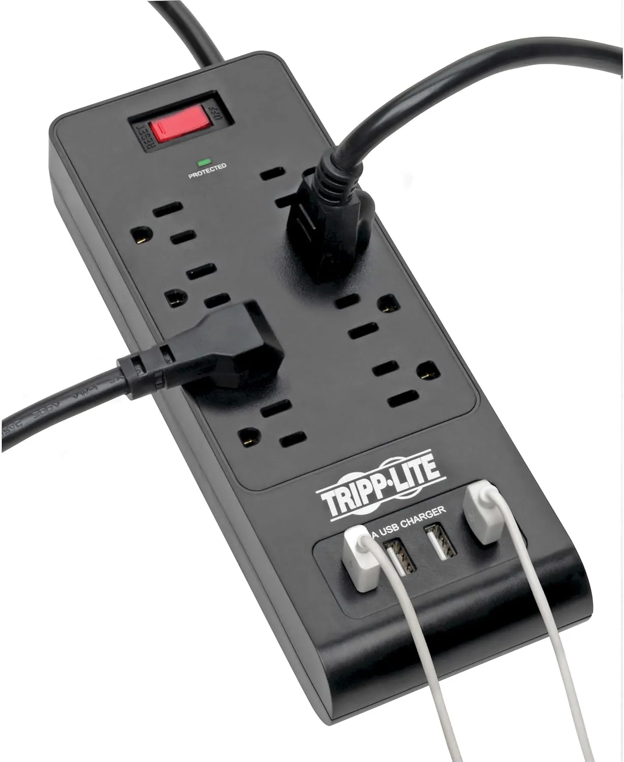 Tripp Lite Surge Protector Power Strip with USB Charging