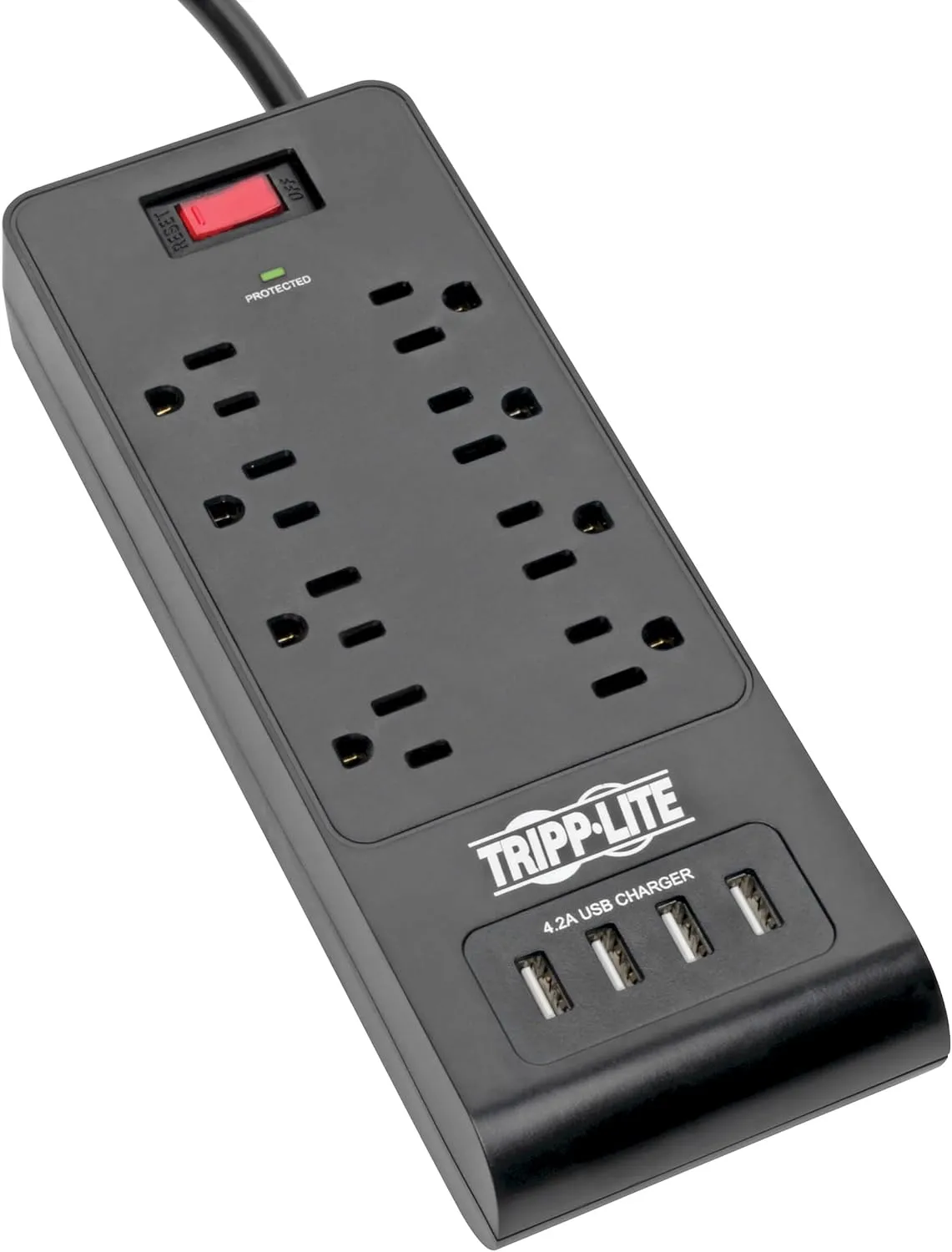 Tripp Lite Surge Protector Power Strip with USB Charging