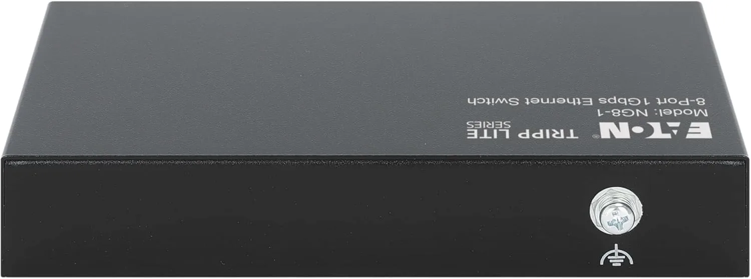 TRIPP LITE 8-Port Desktop Unmanaged Ethernet Network Switch, Metal Enclosure, Plug-and-Play, Wall Mount, 3-Year Warranty