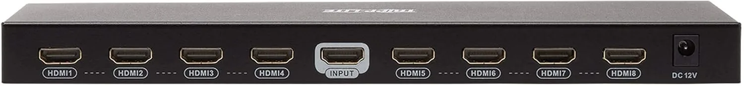 Tripp Lite 8-Port HDMI Splitter 4K @ 60Hz HDCP 2.2 EDID Management (B118-008E-UHD-2)