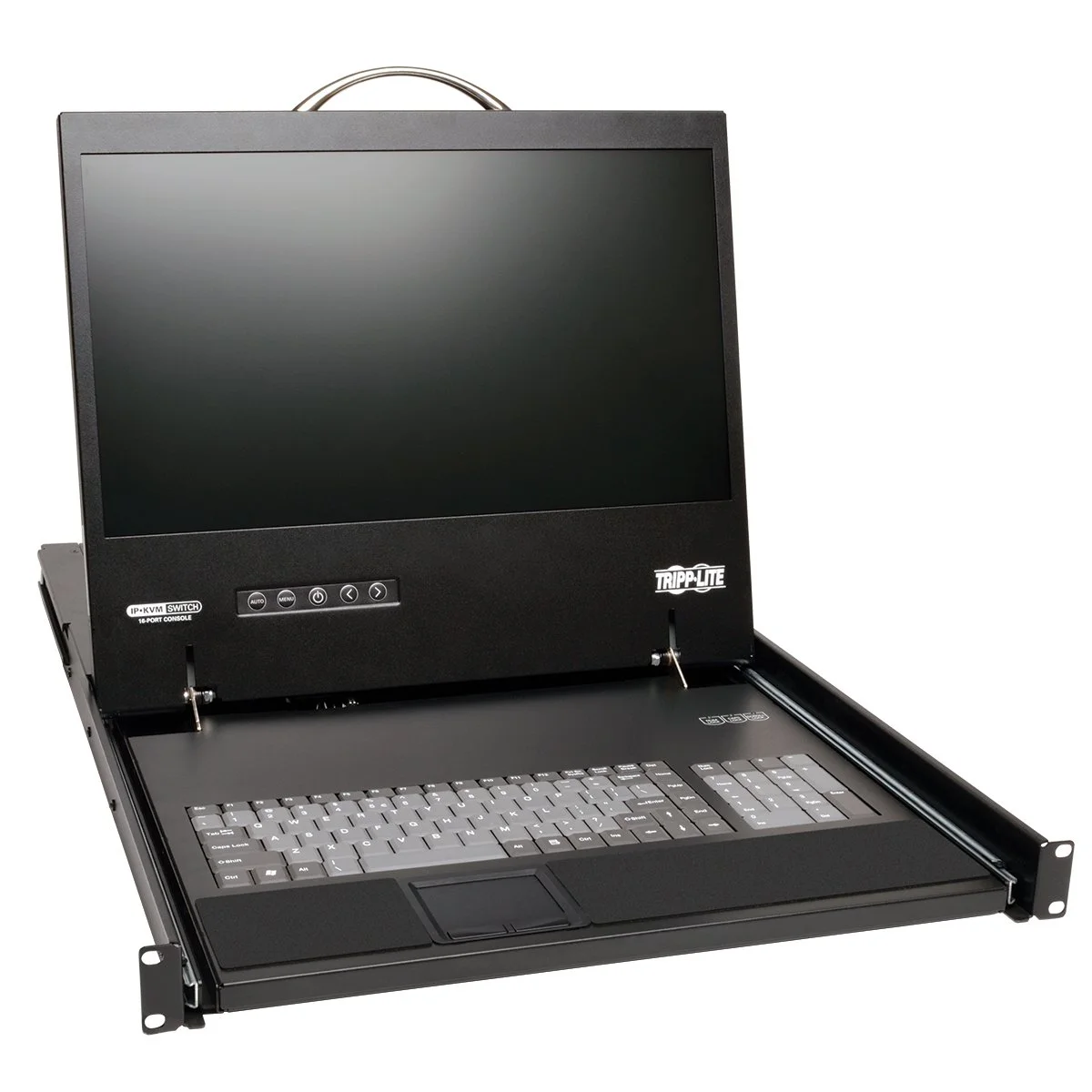 Tripp Lite 8-Port Cat5 Rack-Mount 1U KVM Switch with 19in LCD & IP Remote