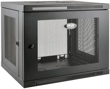 Tripp Lite 9U Wall Mount Rack Enclosure Server Cabinet, 20.5 in. Deep, Switch-Depth (SRW9UDP)