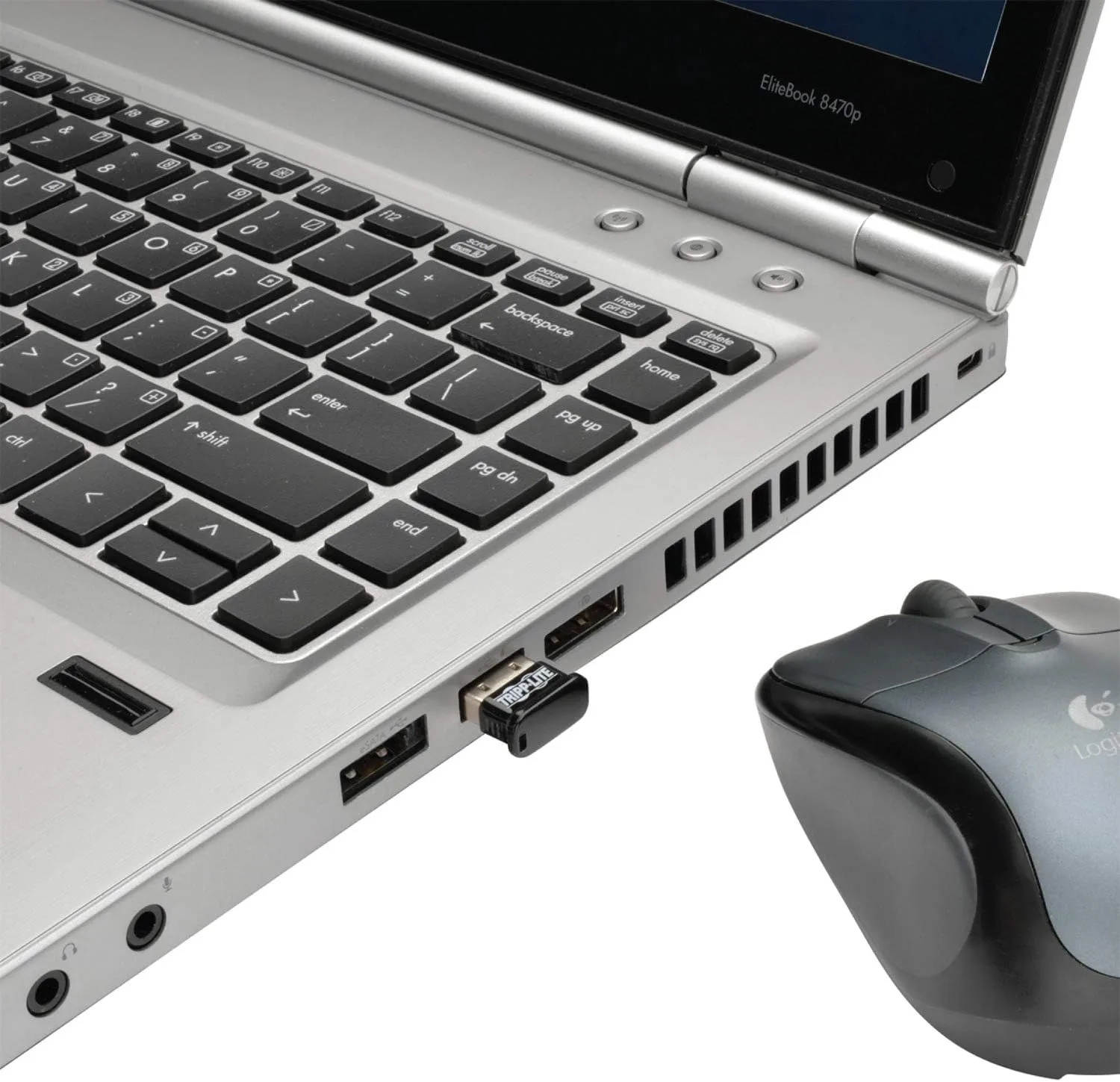 Tripp Lite Mini Bluetooth USB Adapter 4.0 (Class 1), Up to 164ft Range, 7 Devices (U261-001-BT4)