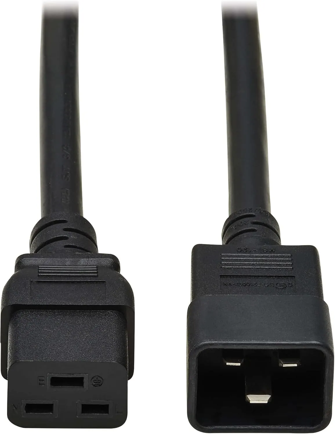 Tripp Lite C20-to-C19 Power Extension Cord, 12 AWG, 20A, 250V