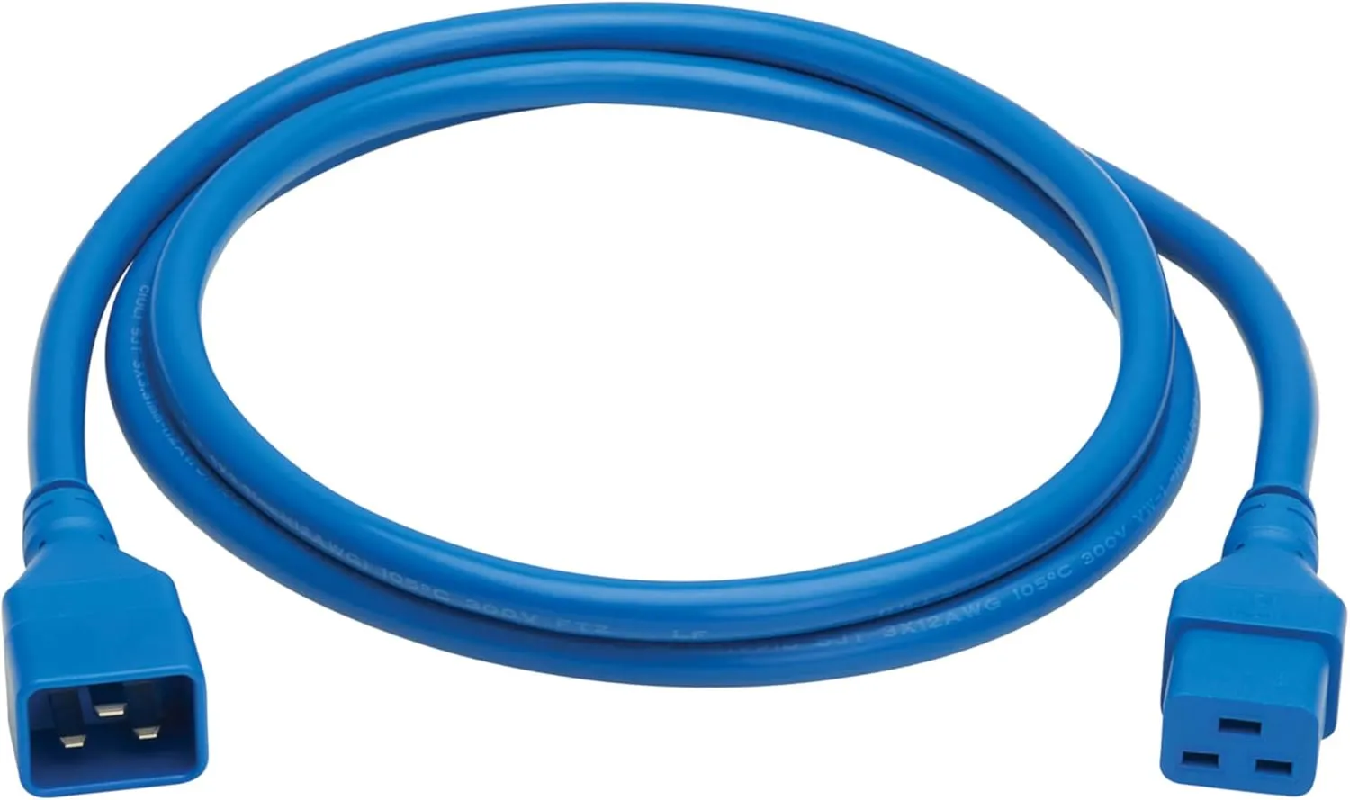 Tripp Lite C20-to-C19 Power Extension Cord, 12 AWG, 20A, 250V