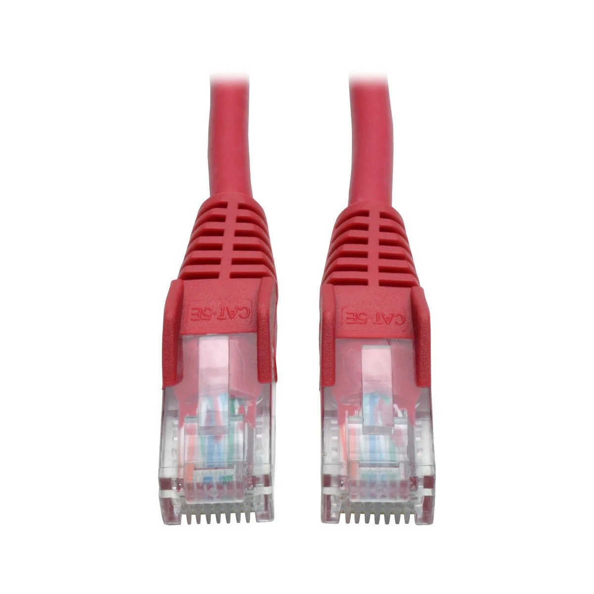 Eaton Tripp Lite Series Cat5e 350 MHz Snagless Molded (UTP) Ethernet Cable (RJ45 M/M), PoE - Red, 5 ft. (1.52 m) - N001005RD