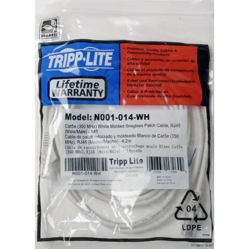Tripp Lite Cat5e 350MHz Snagless Molded Patch Cable (RJ45 M/M)