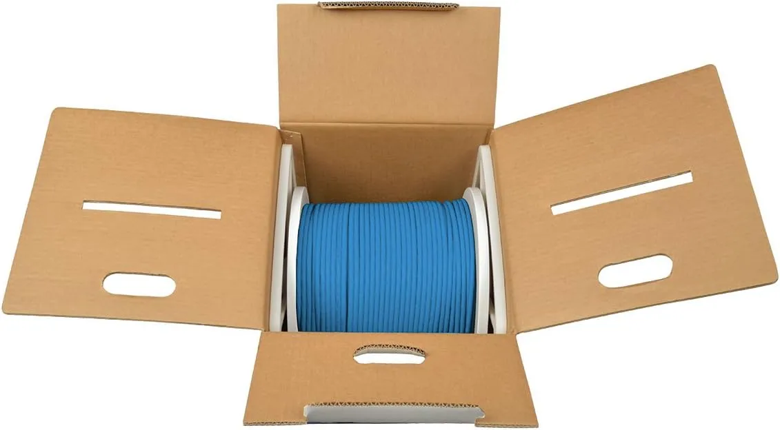Tripp Lite Cat6 Gigabit Bulk Solid PVC Cable Blue, 1000-ft.(N222-01K-BL)