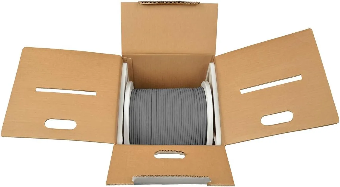 TRIPP LITE Cat6 Gigabit Bulk Solid-Core PVC Ethernet Cable, 1000 ft