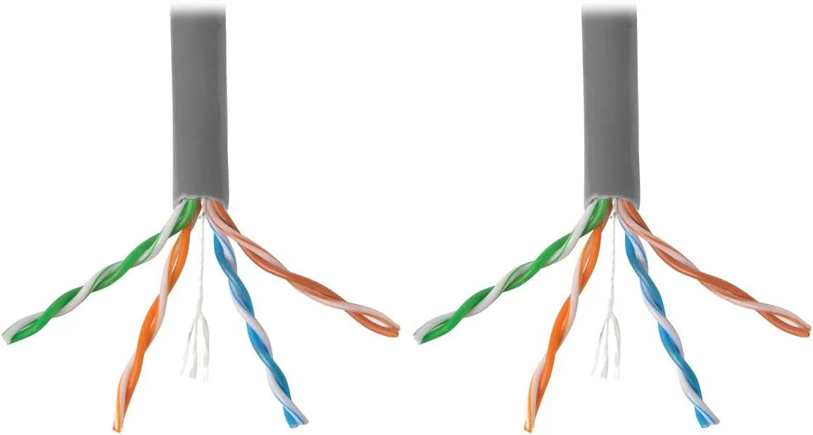 TRIPP LITE Cat6 Gigabit Bulk Solid-Core PVC Ethernet Cable, 1000 ft