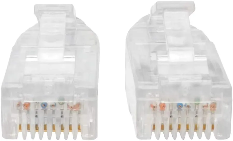TRIPP LITE Cat6 Gigabit Patch Cable Snagless Utp RJ45 Molded Slim, 15', Gray (N201-S15-GY)