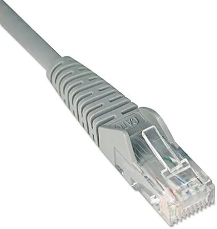 Tripp Lite 10-Pack Cat6 Gigabit Snagless Molded Patch Cable (RJ45 M/M) - Gray, 1-ft.(N201-001-GY)