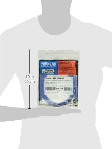 Tripp Lite Cat6 Gigabit Snagless Molded Patch Cable (RJ45 M/M)