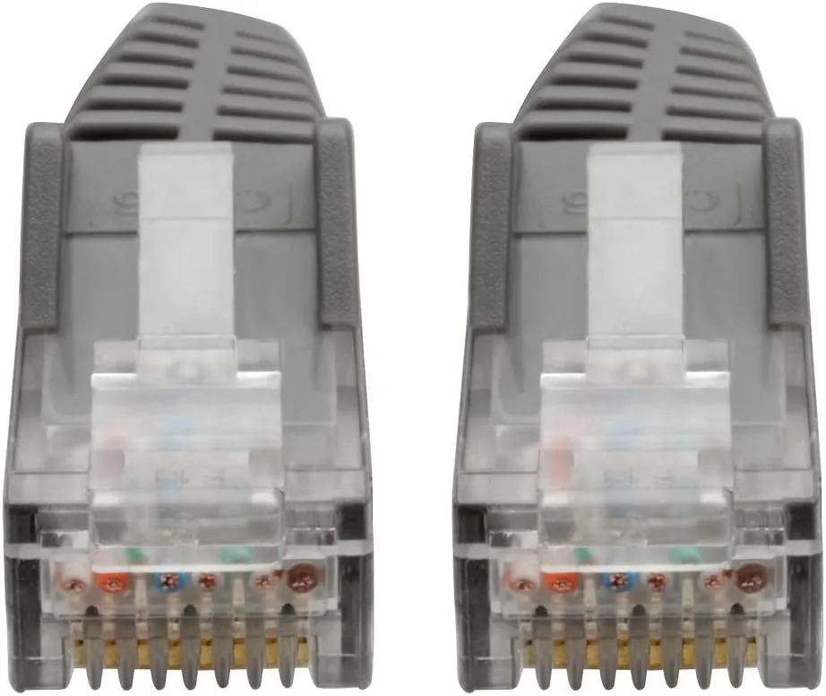 Tripp Lite Cat6 Gigabit Snagless Molded Patch Cable RJ45 M/M 6in 24 AWG 550 MHz
