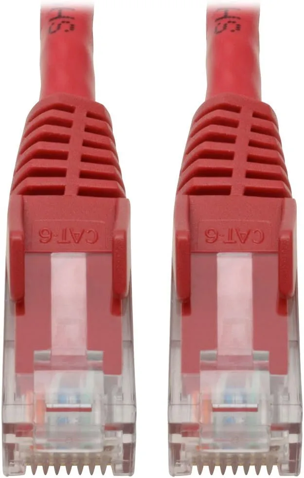 Tripp Lite Cat6 Gigabit Snagless Molded Patch Cable RJ45 M/M 6in 24 AWG 550 MHz