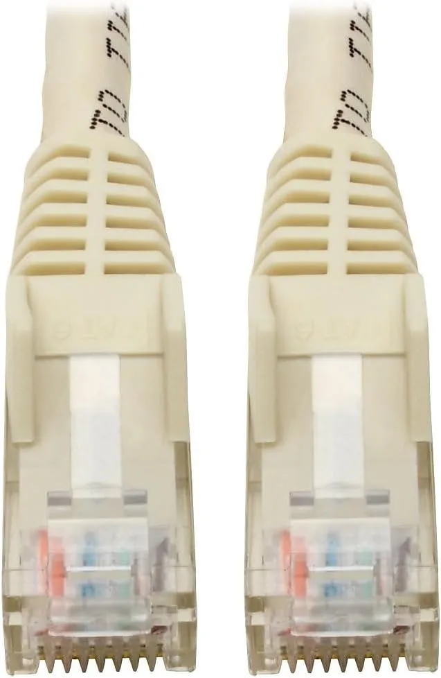 Tripp Lite Cat6 Gigabit Snagless Molded Patch Cable RJ45 M/M 6in 24 AWG 550 MHz