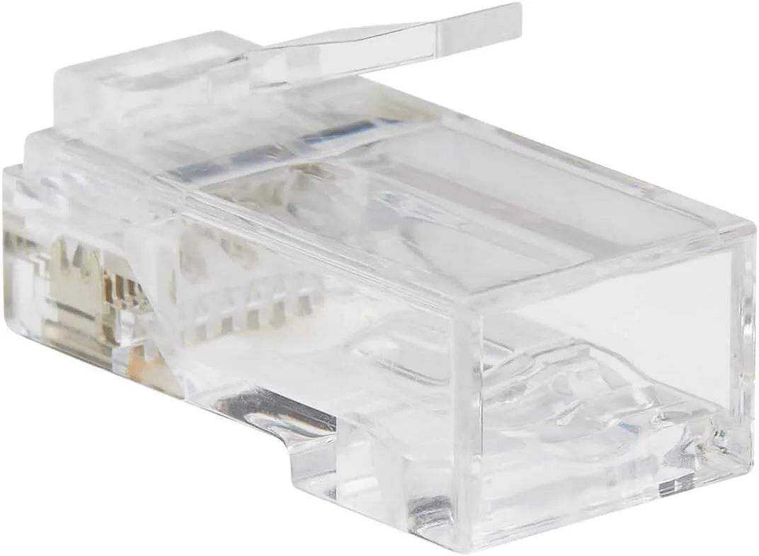 Tripp Lite Cat6 RJ45 Pass-Through UTP Modular Plugs