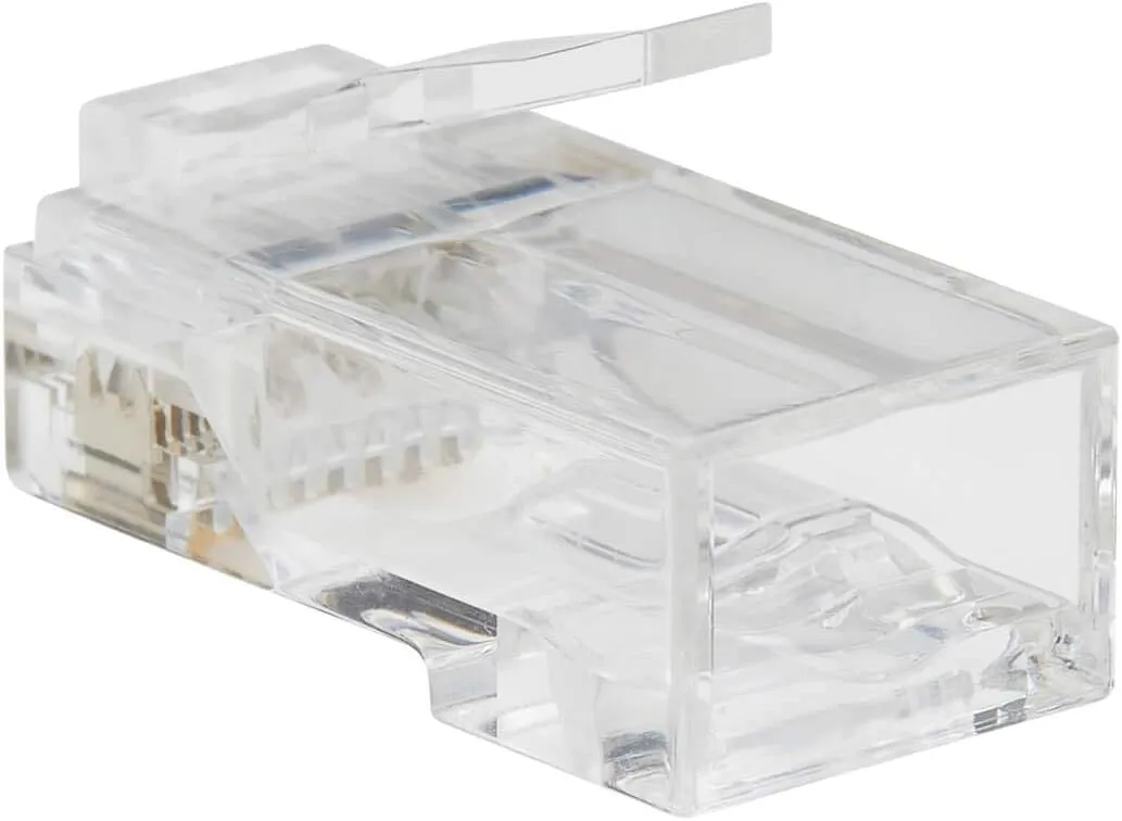 Tripp Lite Cat6 RJ45 Pass-Through UTP Modular Plugs