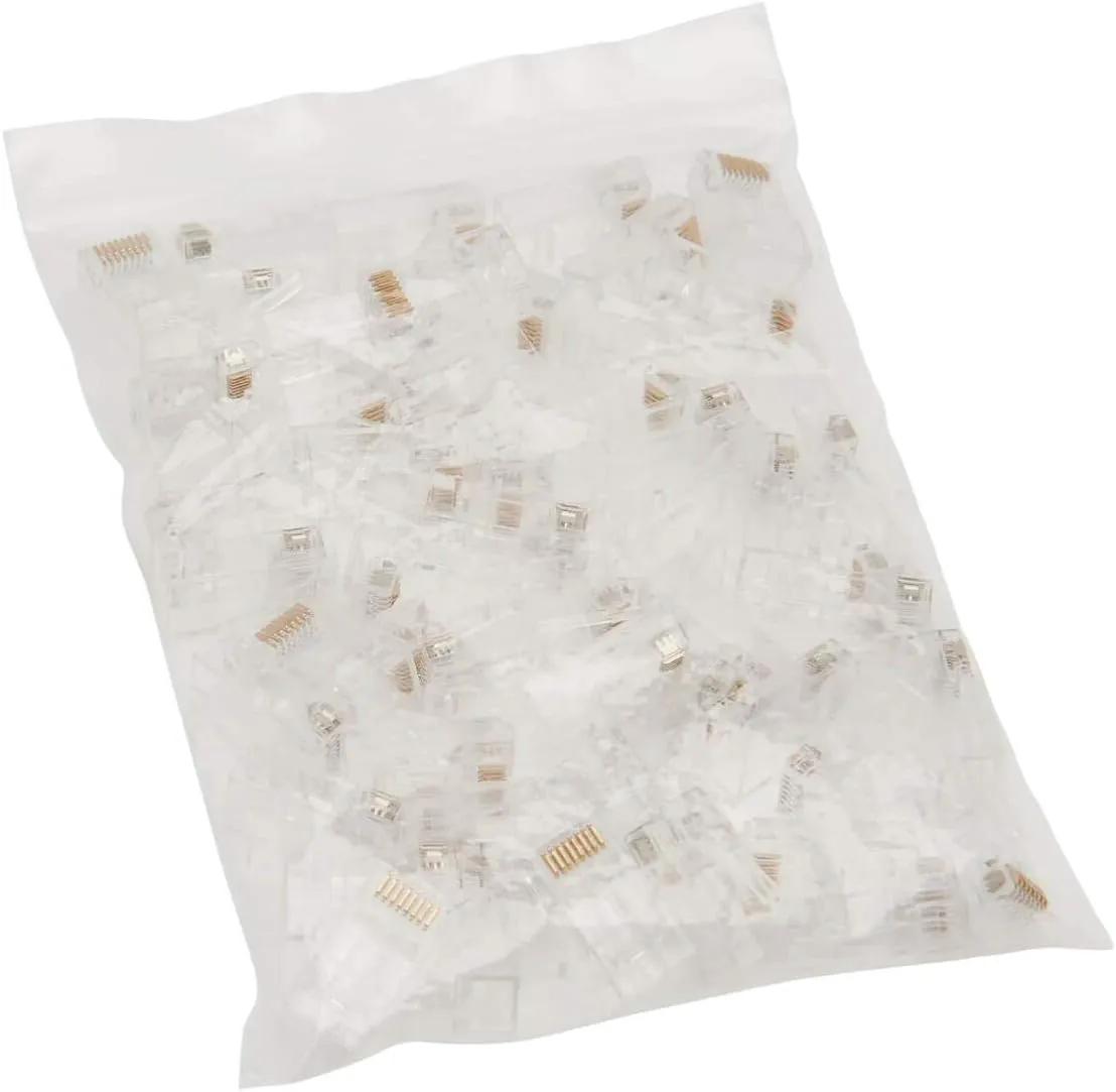 Tripp Lite Cat6 RJ45 Pass-Through UTP Modular Plugs