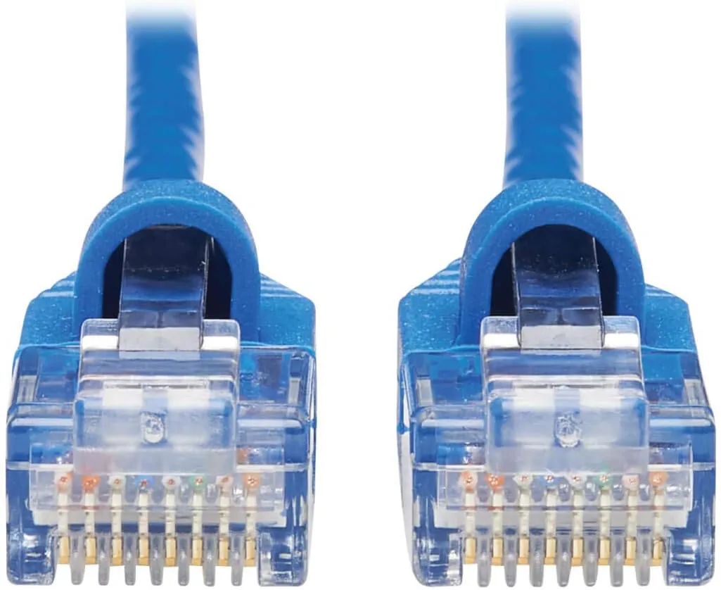 Tripp Lite Cat6a 10G Snagless Molded Slim UTP Network Patch Cable (RJ45 M/M)