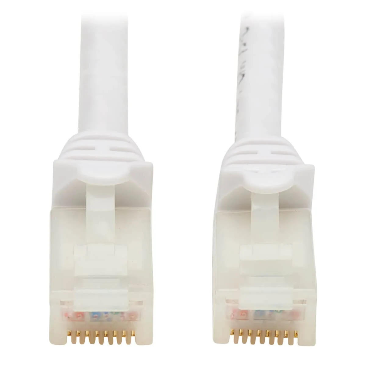 Tripp Lite, Safe-IT, Cat6a Ethernet Cable, 10G Certified Snagless, UTP (RJ45 M/M), White, 7 Feet / 2.1 Meters