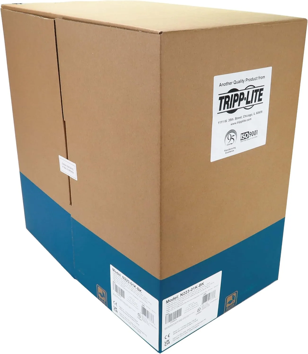EATON TRIPP LITE SERIES CAT6A 10G SOLID CORE UTP BULK ETHERNET CABLE, CMR RATED