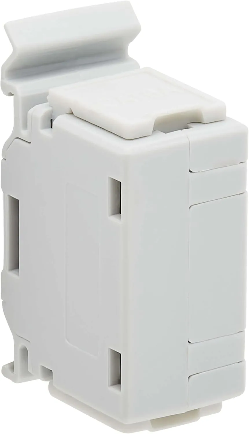Tripp Lite DIN-Rail Cat6a RJ45 Shielded in-Line Mountable Snap-in Coupler & PoE++, EMI/RFI Shielding, Backwards Compatible