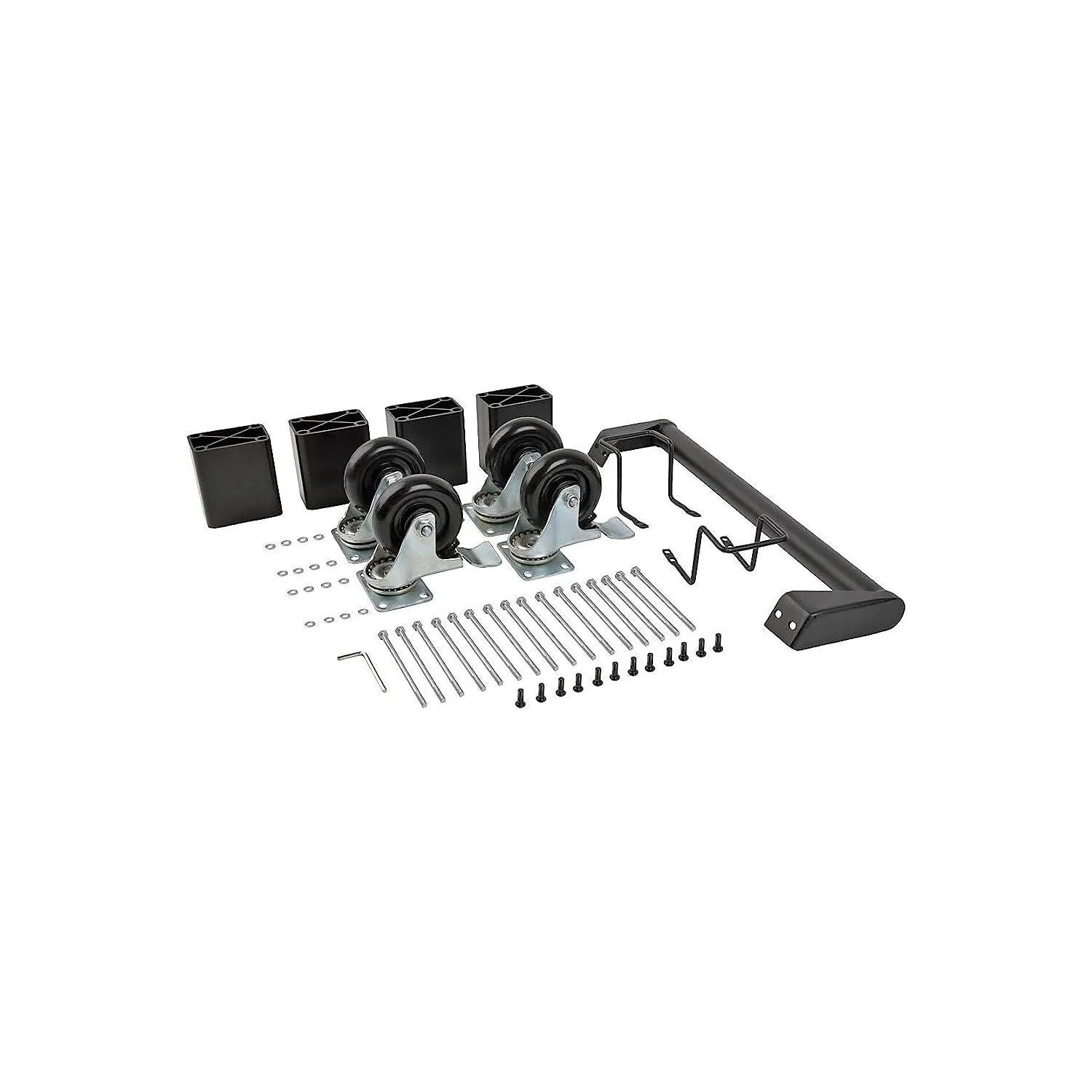 Tripp Lite Charging Station Cart Conversion Kit withHandle, Casters & Power Cord Manager for 16-Device AC & USB Charging