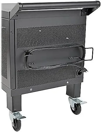 Tripp Lite Charging Station Cart Conversion Kit withHandle, Casters & Power Cord Manager for 16-Device AC & USB Charging