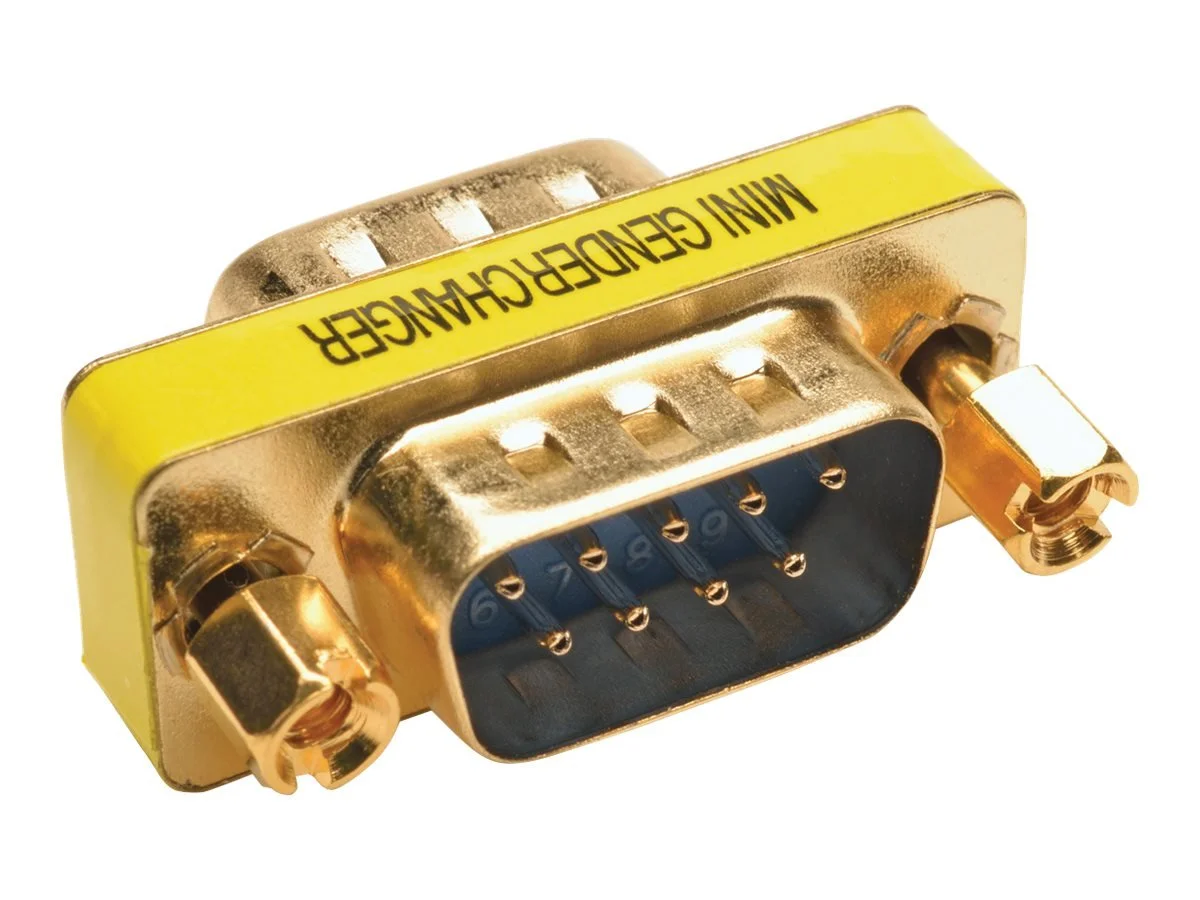 Tripp Lite Compact/Slimline DB9 Gender Changer (M/M) (P152-000)