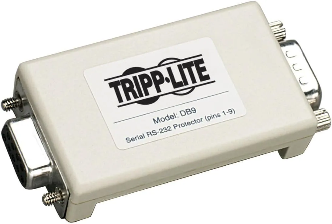 Tripp Lite Datashield Serial In-Line Surge Protector, DB9, Lifetime Warranty (DB9)