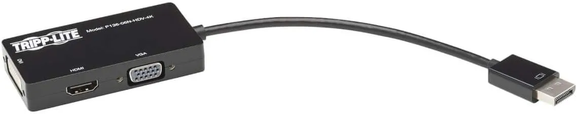 TRIPP LITE DisplayPort to HDMI/VGA/DVI Adapter